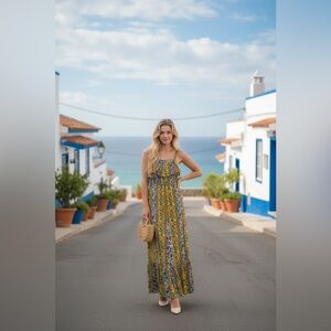 Easel Multicolor Floral dress